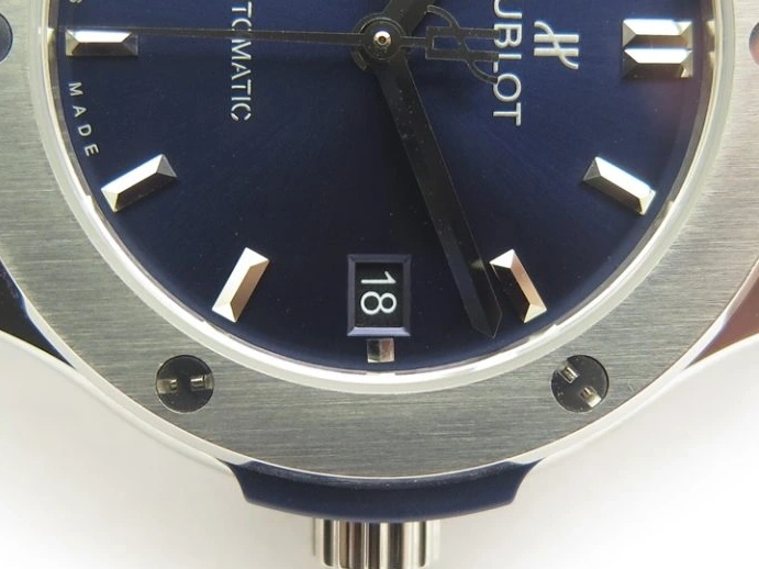 MIROTIME 0110 Original Portuguese 40mm Chrono RG Gray Dial Sliver Subdial on Leather Strap A 7392